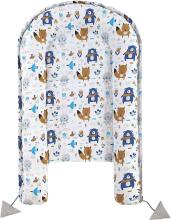Minky Cotton Babynest Set Art.106037 Forest Baby kokon+blanket 90x50 m