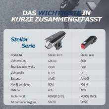 Stellar Bicycle Light Set 40 Lux Art.106557