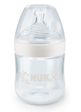 Nuk Nature Sense Art.SP13 butelis su silikoniniu čiulptuku 0m +, 150 ml