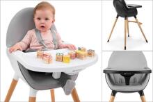 KinderKraft'18 Fini Black 2 in 1 Art.KKKFINIBLK0000 high chair