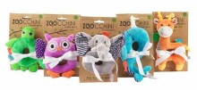 Zoocchini Art.ZOO4001 Bērnu mīksta rotaļlieta ar grabulīti