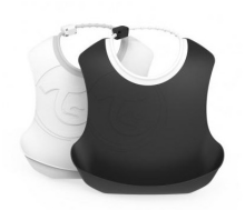 Twistshake Bib Art.78223 Pastel Grey