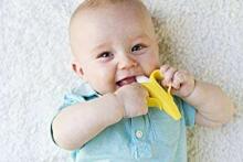 Baby Banana Toothbrush Banana Art.BR003B Blue