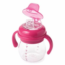 Oxo Soft Spout Sippy Cup Art.6194200 Pink   Детский поильник с силиконовым носиком с 4+ мес,150 мл