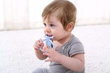 Mombella Monkey Teether Toy  Art.P8081  Light Blue