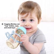 Mombella Monkey Teether Toy  Art.P8081  Light Blue