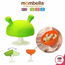 Mombella Mushroom Teether Toy Art. P8053 Green  Silikona kožamā rotaļlieta Sēne