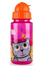 Tum Tum Watter Bottle Art.TT3013 Portable drinking cup with straw 400 ml.