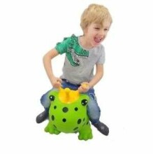 „Jumpy Hopping Frog“ gaminys. GT69344 mėlynas žaislas, skirtas šokinėti ir išlaikyti pusiausvyrą