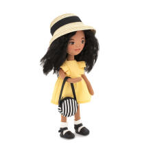 Orange Toys Sweet Sisters Tina in a Yellow Dress Art.SS05-23 Mīkstā rotaļlieta Lelle Tina dzeltenā kleitiņā (32cm)