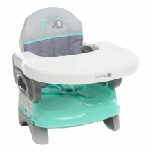 Summer Infant Deluxe Booster Seat Teal Grey Art.13526 Barošanas mini krēsliņš