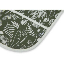 Jollein Bib Waterproof with Sleeves Art.029-869-66073 Botanical Leaf Green