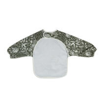 Jollein Bib Waterproof with Sleeves Art.029-869-66073 Botanical Leaf Green