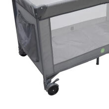 Bebe Basic Travel Cot Art.KX2973 Grey  Travel Bed