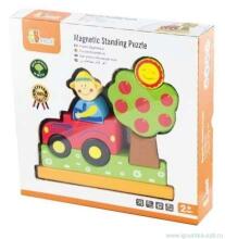 Viga Magnetic Wooden Blocks Art.59701