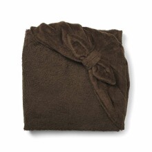 Elodie Details Hooded Towel Chocolate Bow One Size 80x80 см Brown
