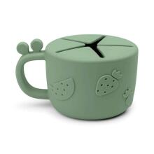 Done by Deer Peekaboo snack cup Raffi Green
