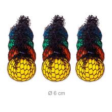 Happy Toys Easy Squeezy Multicolor Art.9275 (antistress, fidget toy) Novelty Squeeze Squishy Mesh Grap