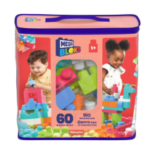 Mega Bloks Building Bag 60pc  Art.835078 Constructor, 60 parts.