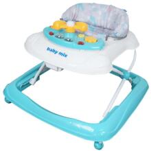 BabyMix Baby Walker Art.39121 Graphit/Orange