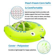 Heccei SelfAir™ Art.111461 Lime Gecko Mambobaby Autom Baby Swimmer Детский надувной плавательный кру  (для купания малышей 3-24 месяцев 6-18кг)