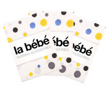 La Bebe™ Set 75x75(3) Art.111514 Color dots Nappies 3 psc - 75x75cm