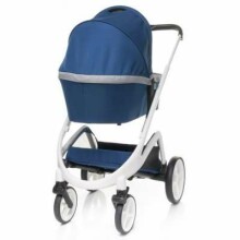 „4Baby Cosmo Art.112030“ tamsiai mėlynas vaikiškas universalus vaikiškas vežimėlis 3 viename priedų rinkinyje