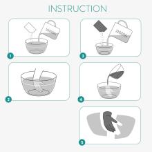 Navaris 3D Cast Set Plaster Feet Hands Art.112183 Baby 3D Handprint Kit