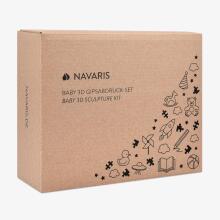 Navaris 3D Cast Set Plaster Feet Hands Art.112183 Baby 3D Handprint Kit