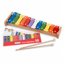 Naujas klasikinių žaislų metalofonas Art. 10218 Muzikinis lavinamasis žaislinis ksilofonas