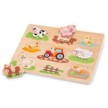 New Classic Toys Peg-Puzzle Farm Art. 10537