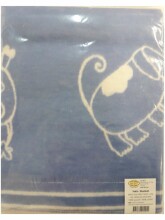 WOT ADXS Art.013/1014 Blue Pets Augstvērtīga bērnu kokvilnas sedziņa (sega)/plediņš 100x118cm