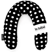 La Bebe™ Rich Maternity Pillow Memory Foam Art.113034 Black Dots, Pillow with memory foam filling, 30x104 cm