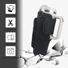 Bebe Basic Stroller Cup Holder Compatible with Stanley Art.113352 Black Stroller Cup Holder with Adjustable Strap