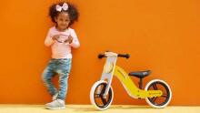 KinderKraft Balance Bike Uniq Art.KKRUNIQTRQ0000 Turquoise  Детский велосипед/бегунок с деревянной рамой