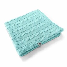 NordBaby Knitted Blanket Art.205679 Blue Haze  kootud beebitekk,70x100sm