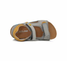 D.D.Step (DDStep) Art.AC051-1AM Grey Экстра комфортные сандалики для мальчика (25-30)