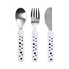 Done by Deer Cutlery Set Art.236823 White (3 pcs.)