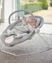 Mamas&Papas Art.114677 Grey Melange Детский музыкальный шезлонг