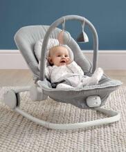 Mamas&Papas Grey Melange Art.114680 Bērnu šūpuļkrēsliņs ar vibrāciju