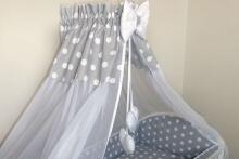 Ankras P-7 Art. GWI000115 Grey 7-piece bedding set