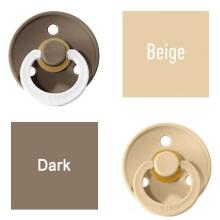 Bibs Colour Art.119419 Vanilla Dark Oak Soothers 18+ m.