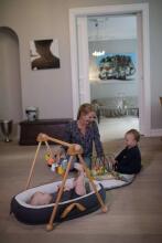 Voksi®  Baby Nest Art.116576 Dark Grey Flying