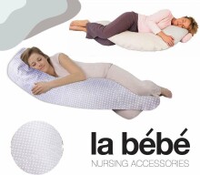 „La Bebe ™“ nėščiųjų PIllow Art.103260 pagalvė-pasagos pagalvė nėščioms moterims su polistirolo įdaru
