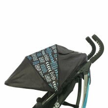 Vasaros kūdikio „Ume One“. 32096 žalsvai mėlynos spalvos vežimėlis / sportinis vežimėlis