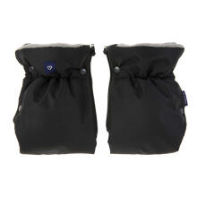 Womar Mufka Art.3-Z-M-017 Black  divdaļīgie ratu cimdi ar oderi