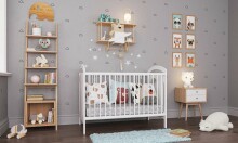 Baby Crib Club AD  Art.117570  Детская деревянная кроватка с ящиком 120x60см