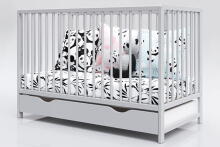 Baby Crib Club Dominik Art.117586 Grey