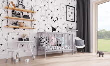 Baby Crib Club Dominik Art.117586 Grey