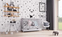 Baby Crib Club Dominik Art.117586 Grey